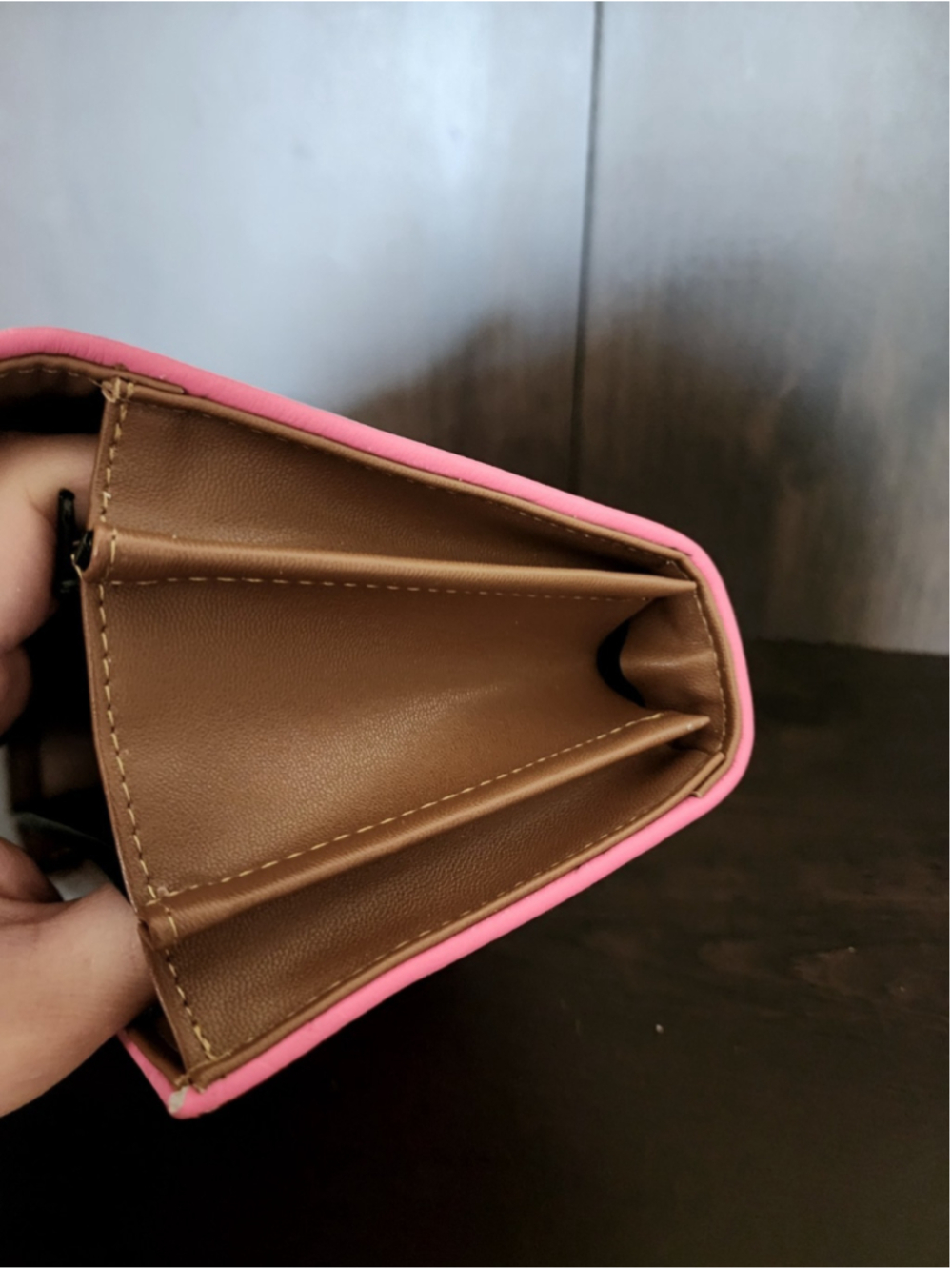 Mexican Pink Sunflower Embossed Tooled Artisan LEATHER Crossbody Purse - Picture 10 of 16